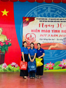CÁN BỘ, GIÁO VIÊN, NHÂN VIÊN TRƯỜNG MN PHƯƠNG TRUNG HƯỞNG ỨNG NGÀY HỘI HIẾN MÁU TÌNH NGUYỆN ĐỢT 3 NĂM 2026