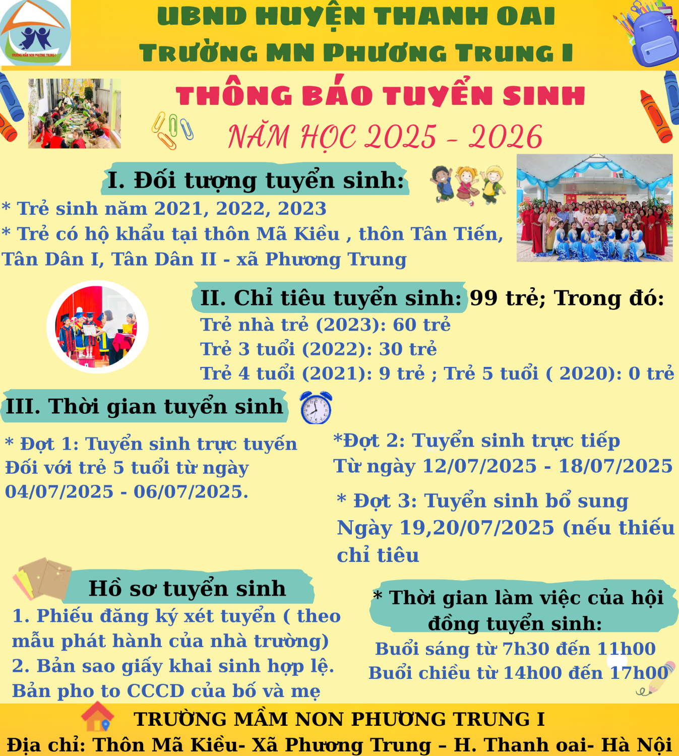Tuyển sinh 25 26