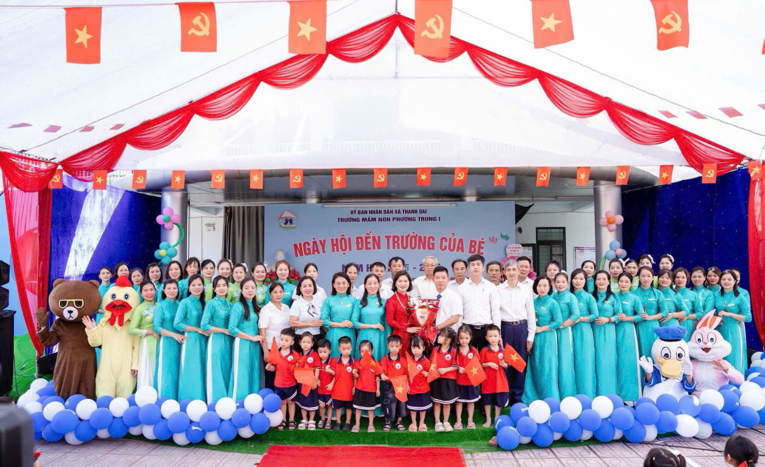 Trường Mầm non Phương Trung I long trọng tổ chức lễ khai giảng năm học 2025 - 2026