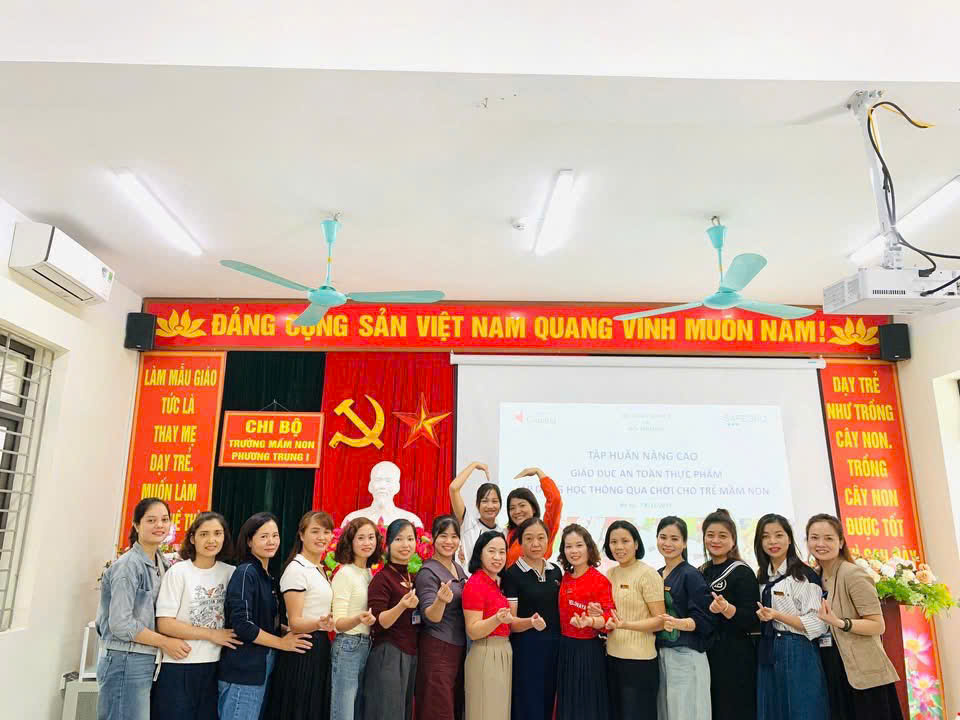 TẬP HUẤN CHUYÊN ĐỀ: GIÁO DỤC AN TOÀN THỰC PHẨM VÀ HOẠT ĐỘNG HỌC THÔNG QUA CHƠI