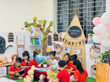 Trường MN Phương Trung I hưởng ứng "Ngày hội đọc sách"